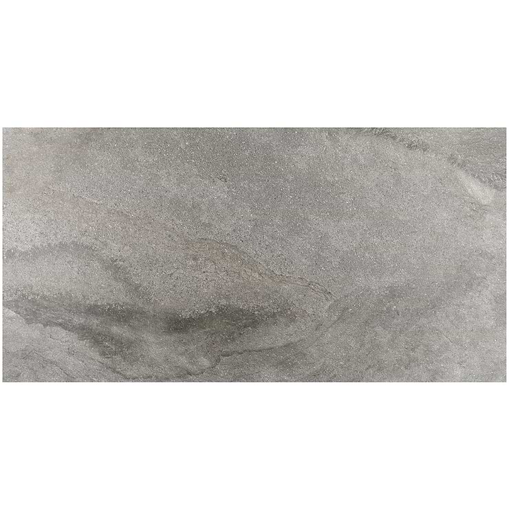 Acadia Slate Gray 24x48 Quartz Look Matte Porcelain Tile