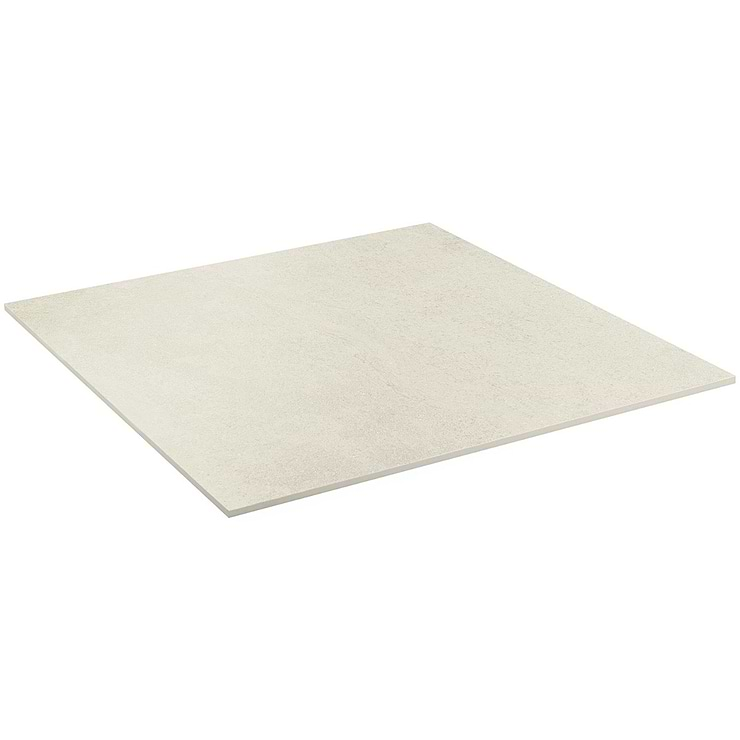 Acadia Warm Linen White 24x24 Limestone Look Matte Porcelain Tile