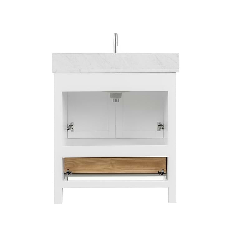 Athena 30'' White Vanity And Marble Counter