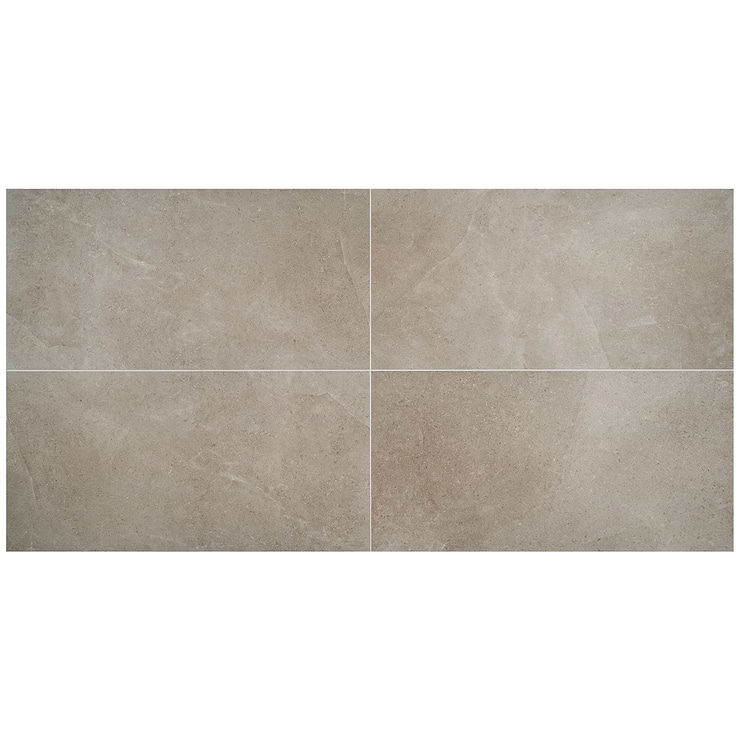 New Rock Tortora Beige 24x48 Limestone Look Matte Porcelain Tile