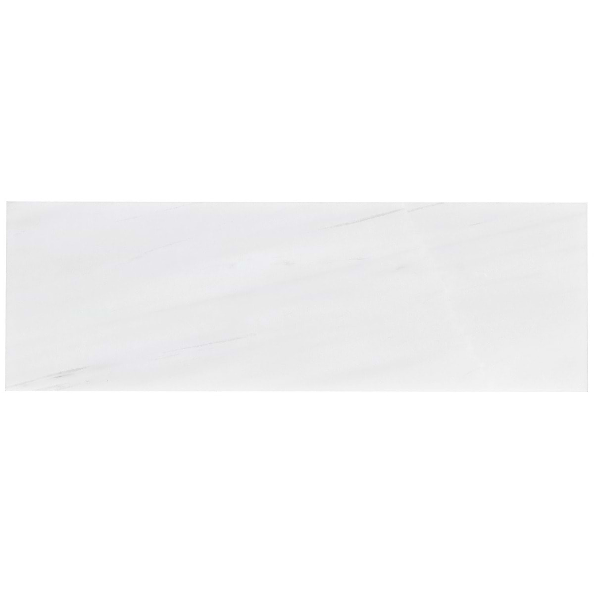 Bianco Dolomite White 4x12 Premium Polished Marble Tile