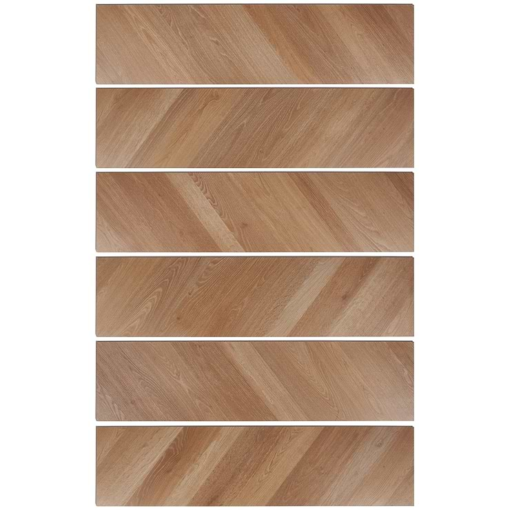 Stacy Garcia Fleetwood Chevron Bear Rigid Core Click 12x48 Luxury Vinyl Plank Flooring