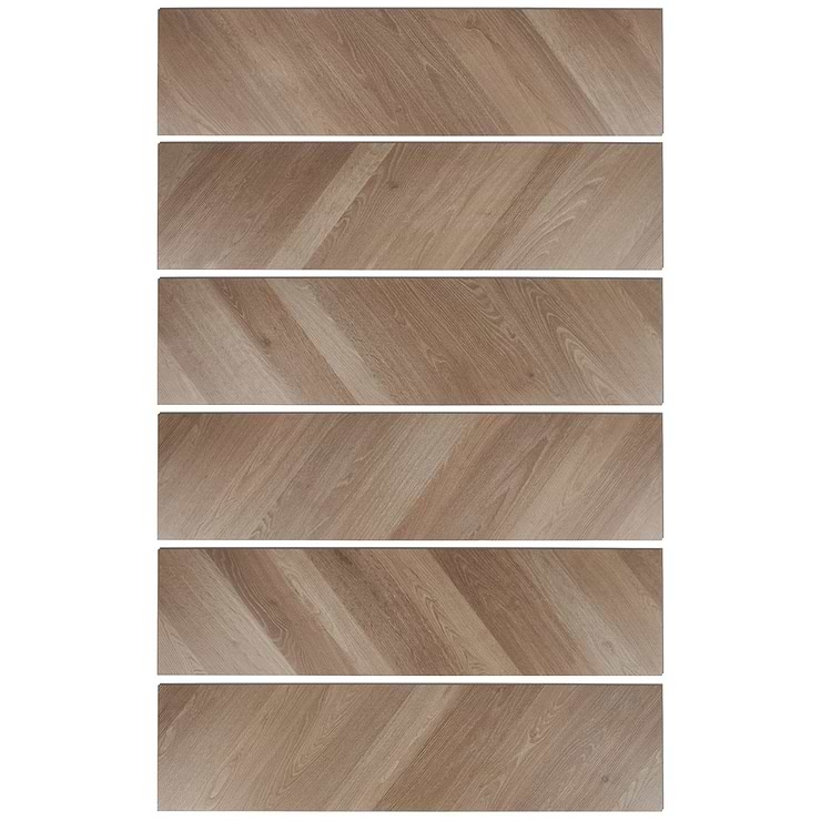 Stacy Garcia Fleetwood Chevron Starling Rigid Core Click 12x48 Luxury Vinyl Plank Flooring