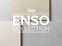 Enso Charcoal Black 24x48 Ribbed Matte Porcelain Wood Look Tile