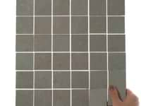 New Rock Fumo Light Gray 2x2 Limestone Look Matte Porcelain Mosaic Tile