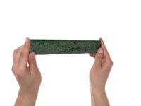 Wabi Sabi Emerald Green 1.5x9 Crackled Glossy Ceramic Bullnose