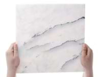 Lilac White 12x12 Honed Marble Tile