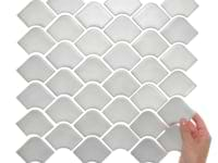 Suki Gray 2x3 Fishscale Matte Glass Mosaic Tile