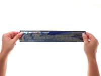 Komorebi Brick Bayou Blue 2x12 Polished Glass Subway Tile