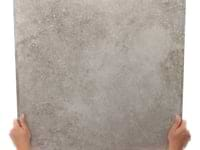 Seville Efeso Gray 24x24 Travertine Look Matte Porcelain Tile