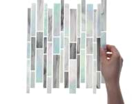 Matchstix Kismet Multicolor Glass Polished Mosaic Tile