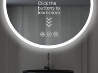 Rige 20x36" Oval LED Mirror