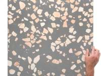 Terrazzo Italy Dolce Grande Gray 24x24 Honed Terrazzo Tile