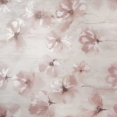 Monet Poetica Pink 24x48 Artisan Decor Porcelain Tile