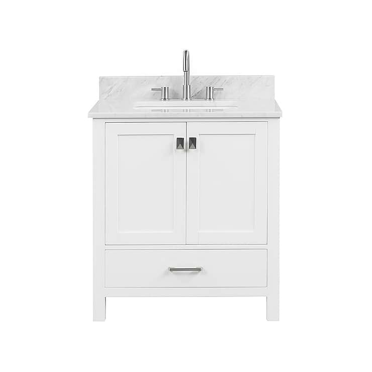 Athena 30'' White Vanity And Marble Counter