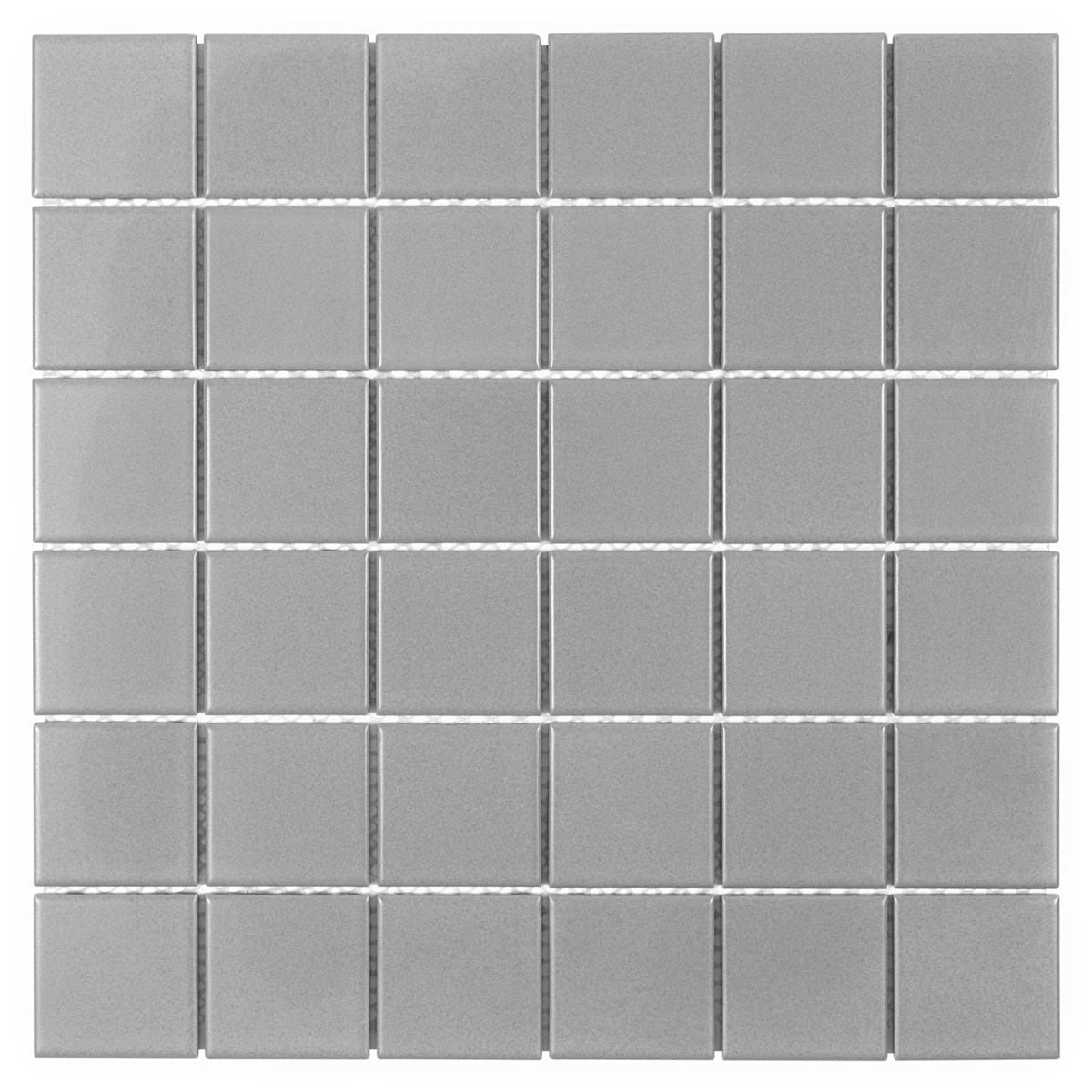 Serenity Dark Gray 2x2 Matte Porcelain Mosaic Tile