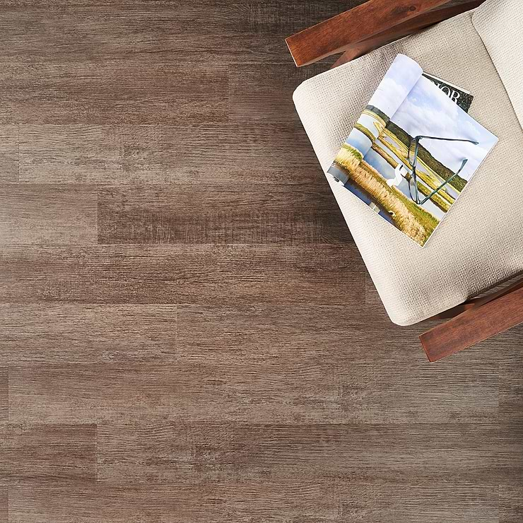 Stacy Garcia Fleetwood Mocha Rigid Core Click 6x48 Luxury Vinyl Plank Flooring