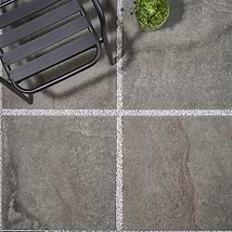 Acadia Slate Gray 24x24 Quartz Look Matte Porcelain 2CM Outdoor Paver