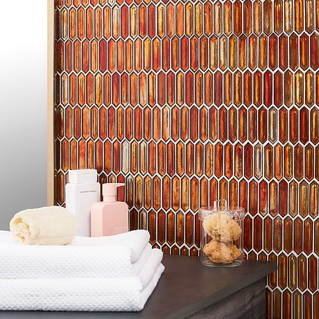 Decorative Glass Tile for Backsplash,Kitchen Wall,Bathroom Wall,Shower Wall