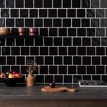 Montauk Jet Black 4x4 Mixed Finish Ceramic Tile