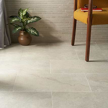 Acadia Warm Linen White 12x24  Limestone Look Matte Porcelain Tile