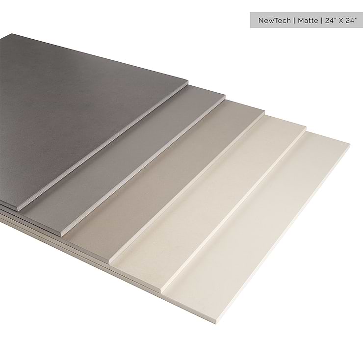 NewTech Bianco 24x24 Matte Porcelain Tile