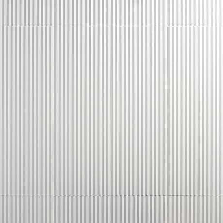 Sample-Mod White 12x36 3D Fluted Matte Ceramic Tile 