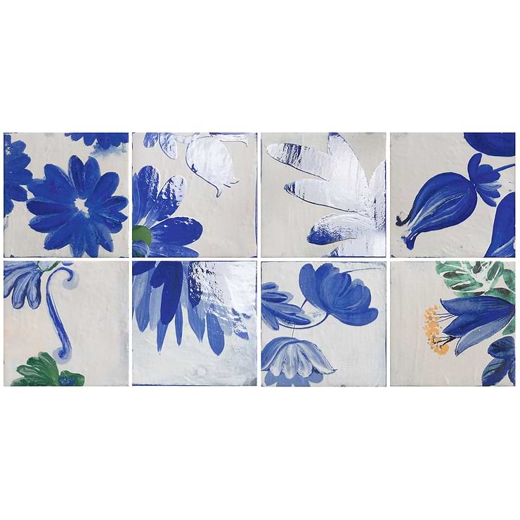 Angela Harris Wilder Portobella Decor 8x8 Mural Matte Porcelain Tile