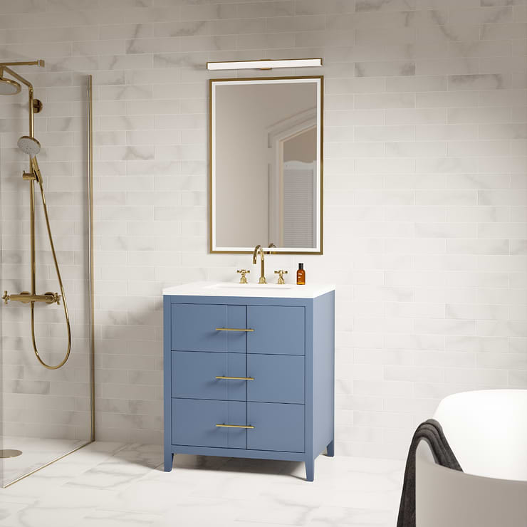 Nuvo 34x74 Reversible Screen Shower Door with Clear Glass in Brushed Gold