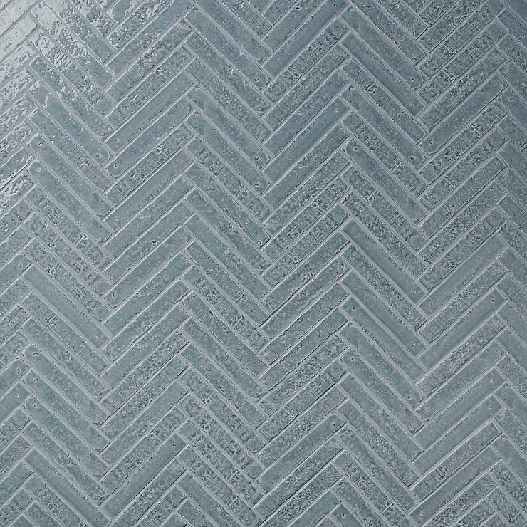 Wabi Sabi River Blue 1.5x9 Glossy Ceramic Tile