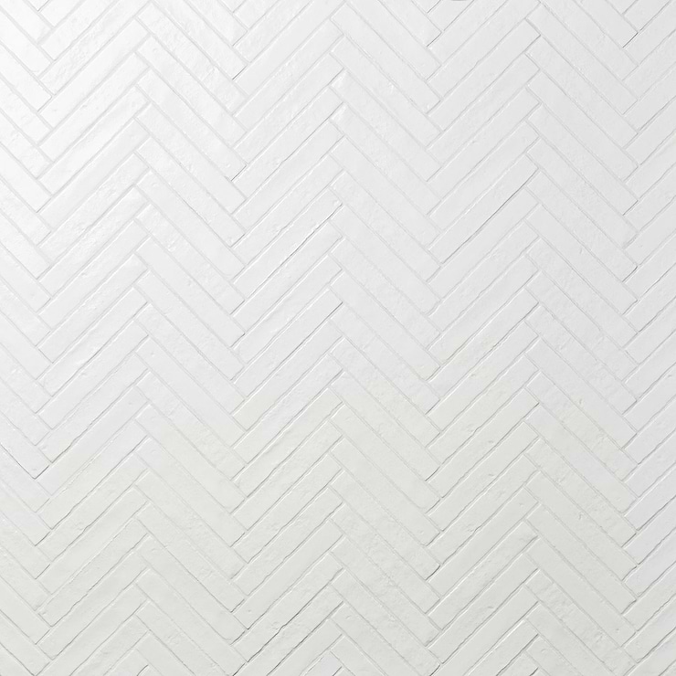Wabi Sabi Snow White 1.5x9 Matte Ceramic Tile