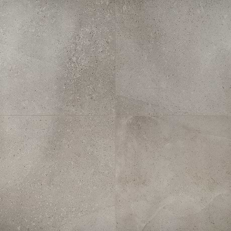 New Rock Fumo Light Gray 24x24 Limestone Look Matte Porcelain Tile