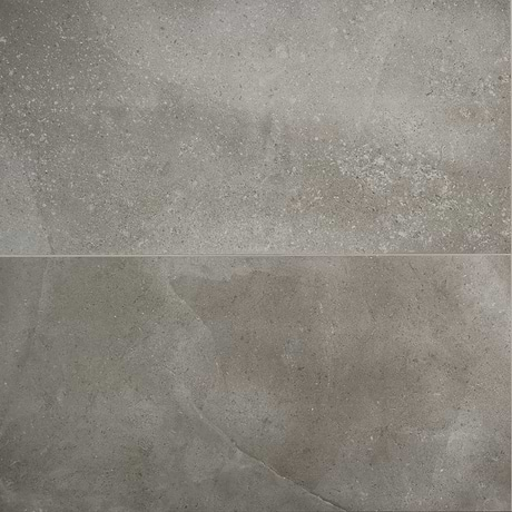 New Rock Fossil Dark Gray 24x48 Limestone Look Matte Porcelain Tile