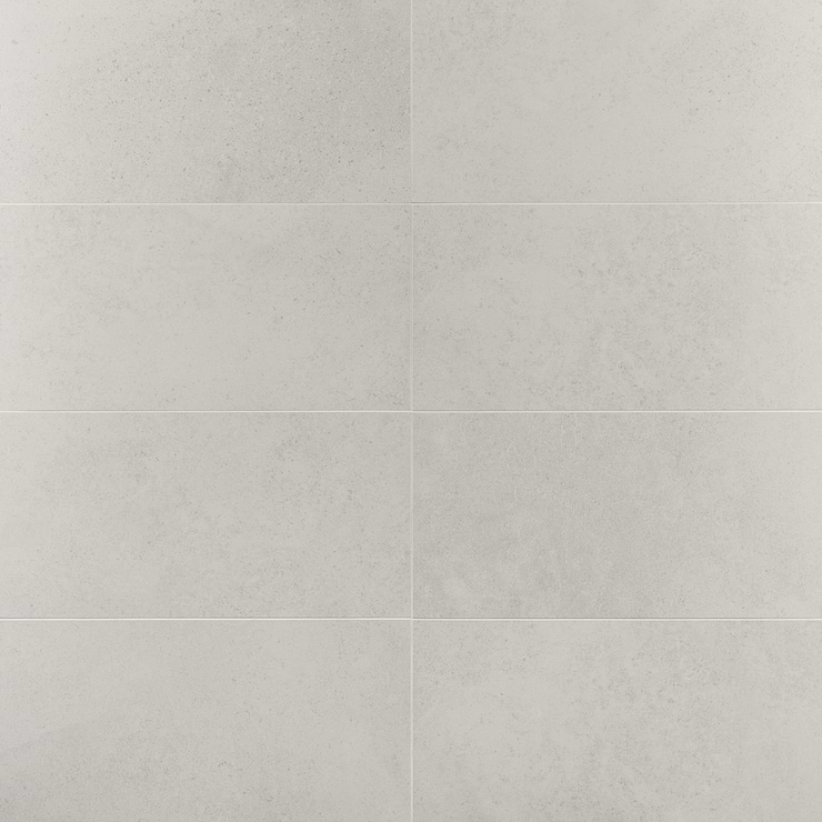 New Rock Perla White 12x24 Limestone Look Matte Porcelain Tile