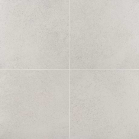 New Rock Perla White 24x24 Limestone Look Matte Porcelain Tile