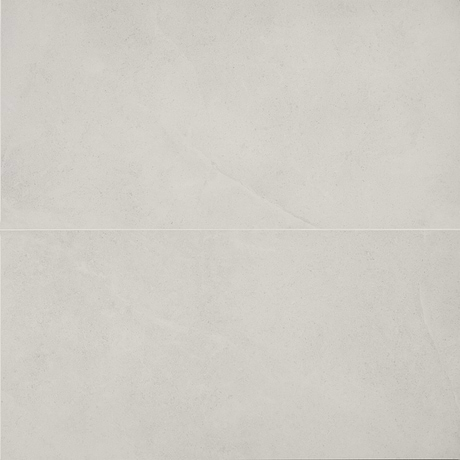 New Rock Perla White 24x48 Limestone Look Matte Porcelain Tile