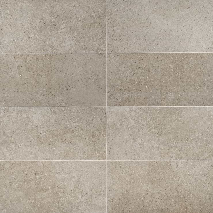 New Rock Tortora Beige 12x24 Limestone Look Matte Porcelain Tile