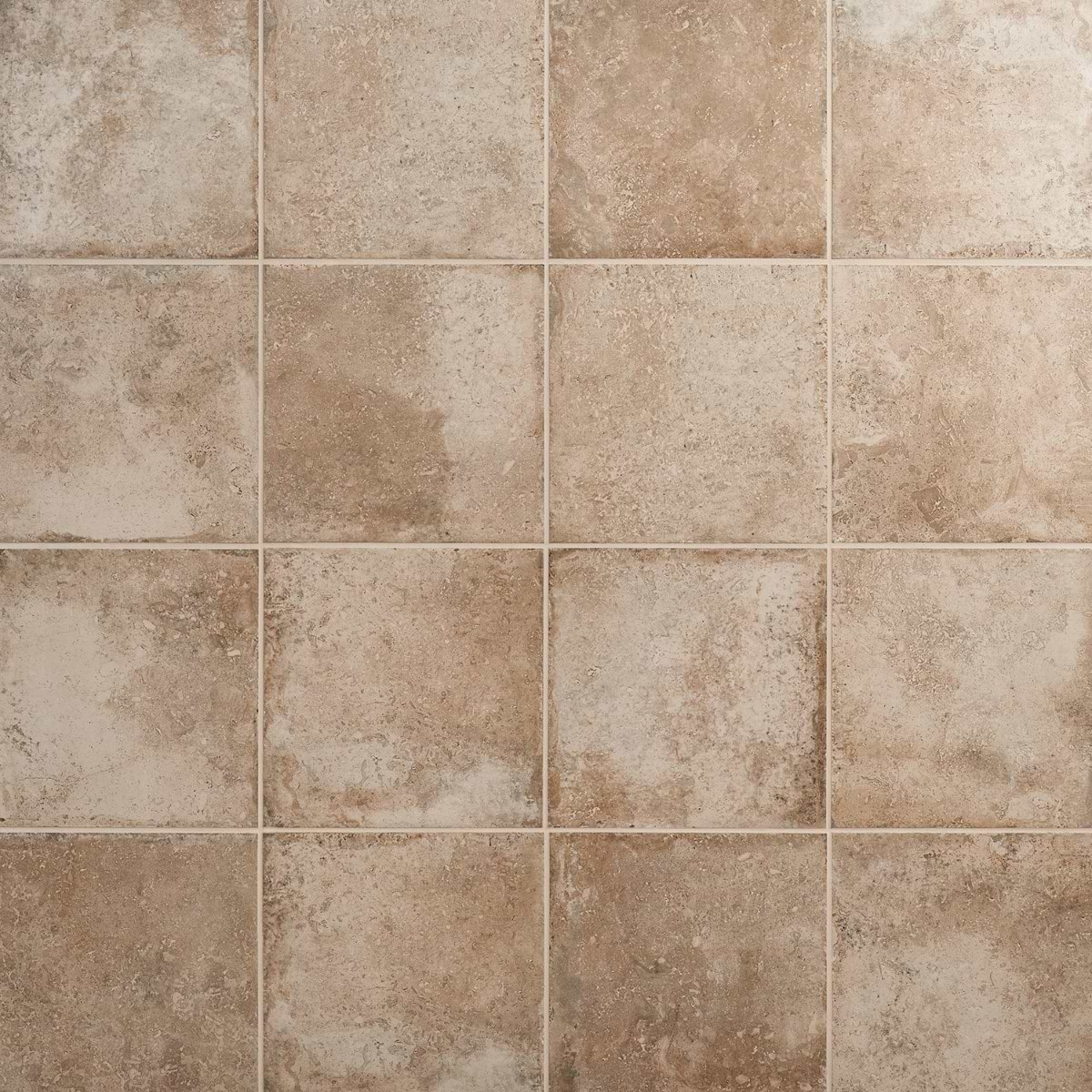 Seville Delfi Dark Beige 12x12 Travertine Look Matte Porcelain Tile