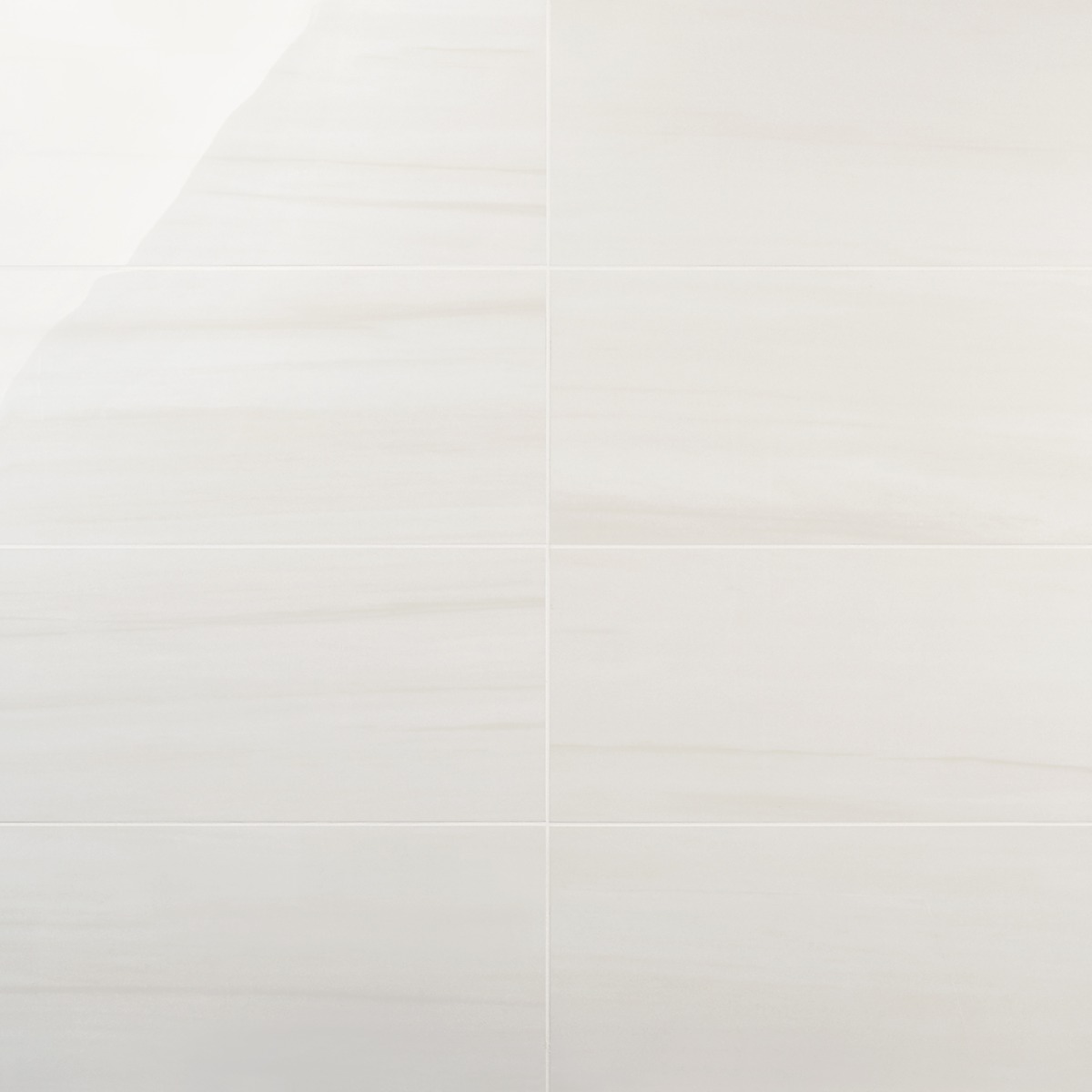 Minera Dolomite Warm White 12x24 Marble Look Polished Porcelain Tile