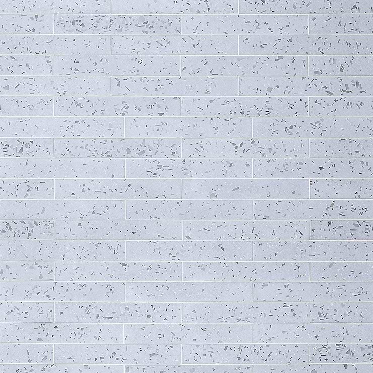 Mancala Denim Blue 3x16 Matte Terrazzo Tile