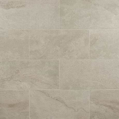 Acadia Warm Linen White 12x24  Limestone Look Matte Porcelain Tile