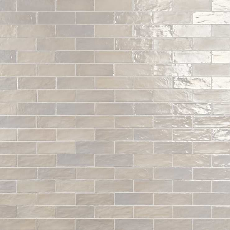 Montauk Sand Dune Beige 2x8 Mixed Finish Ceramic Subway Tile