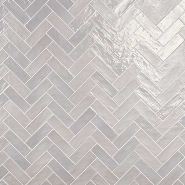 Montauk Fog Gray 2x8 Mixed Finish Ceramic Subway Tile