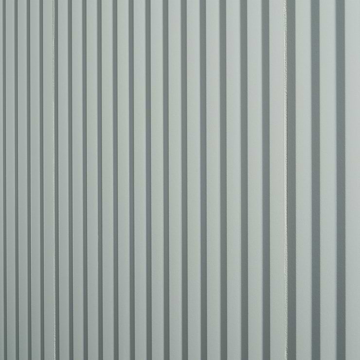 Mod Aquamarine 12x36 3D Fluted Matte Ceramic Tile 