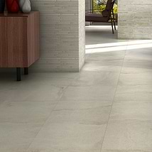 Acadia Warm Linen White 24x24 Limestone Look Matte Porcelain Tile