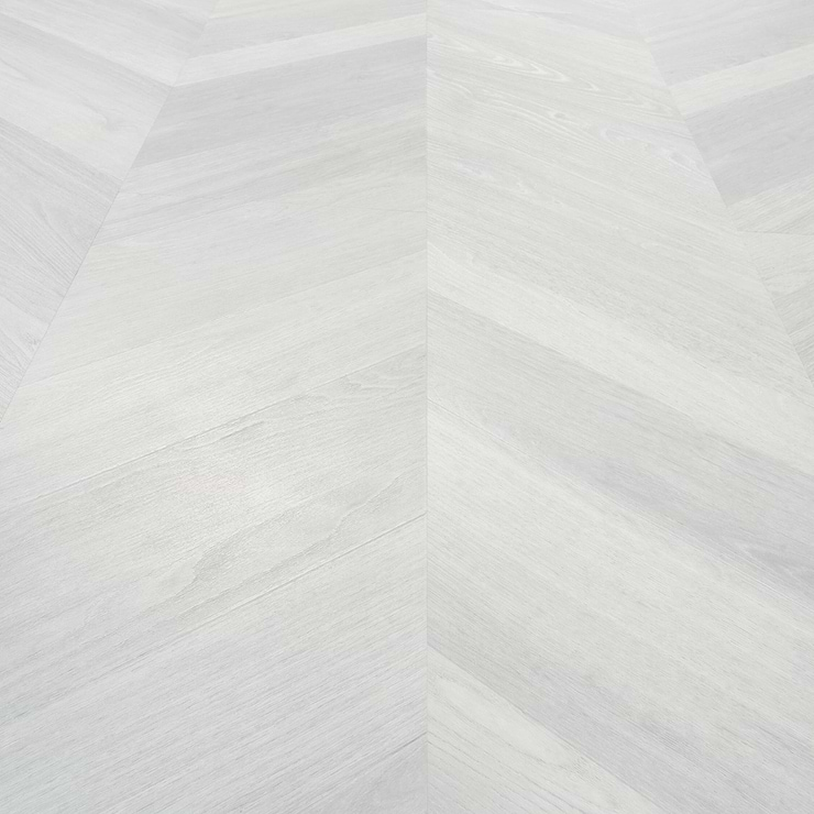 Stacy Garcia Fleetwood Chevron Silver Rigid Core Click 12x48 Luxury Vinyl Plank Flooring