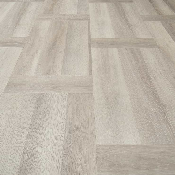 Stacy Garcia Fleetwood Parquet Plume Rigid Core Click 12x24 Luxury Vinyl Tile