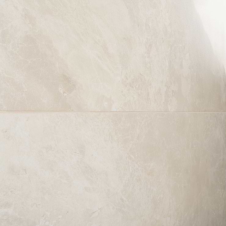Marmo Perfetto Crema Beige 24x48 Semi Polished Porcelain Tile