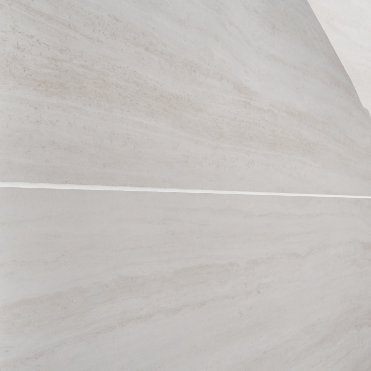 Nashville White 24x48 Travertine Look Polished Porcelain Tile