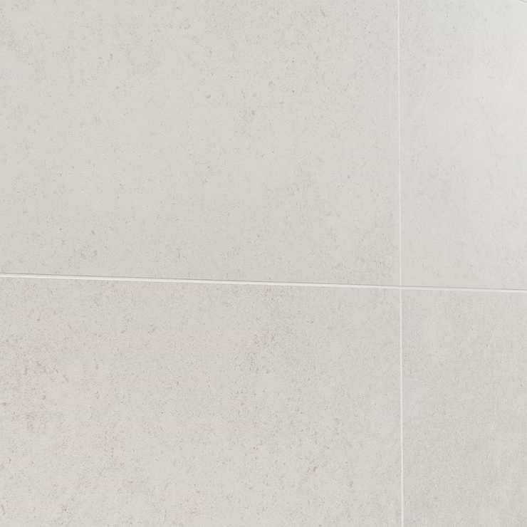 New Rock Perla White 12x24 Limestone Look Matte Porcelain Tile